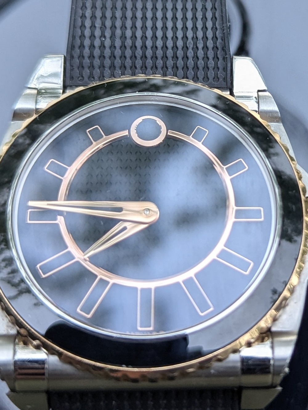 Movado Watch MASTER 18KT GOLD $9995 - Picture 4 of 16